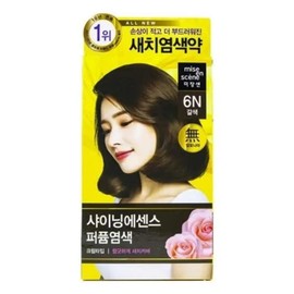 Mise-en-scène shining essence dye 6N brown / 미장센 샤이닝 에센스 염색 6N 갈색