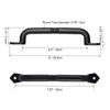 Sliding Barn Door Handle Pull Black Heavy Duty Cast Iron