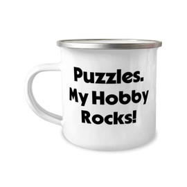 Sarcasm Puzzles Gifts, Puzzles. My Hobby Rocks!, Birthday 12oz Camper Mug For Puzzles, Crazy puzzles, Puzzles for adults, Puzzles for, Fun puzzles, Hard puzzles, Easy puzzles, Brainteasers, Logic