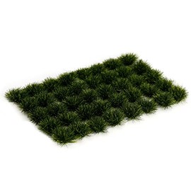 Jucoci Grass Tufts Static Miniature Grass Tufts Model Grass (Dark Green), 5 mm