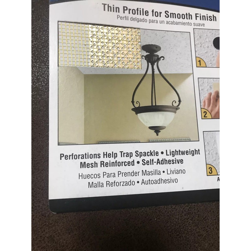 Homax Ceiling & Wall Patch, 6" x 6" Perforated Aluminum,