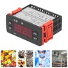 Temperature Controller Fahrenheit Celsius Switchable Digital Display NTC Sensor Thermostat