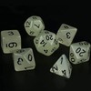 DND Dice - Glow-in-the-Dark DND Dice Set (7-Piece) - Luminous