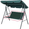 Replacement Swing Seat Cover for Garden Chair Outdoor 2 3