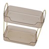 Double Layer Makeup Stand Modern Light Luxury 2 Tier Makeup