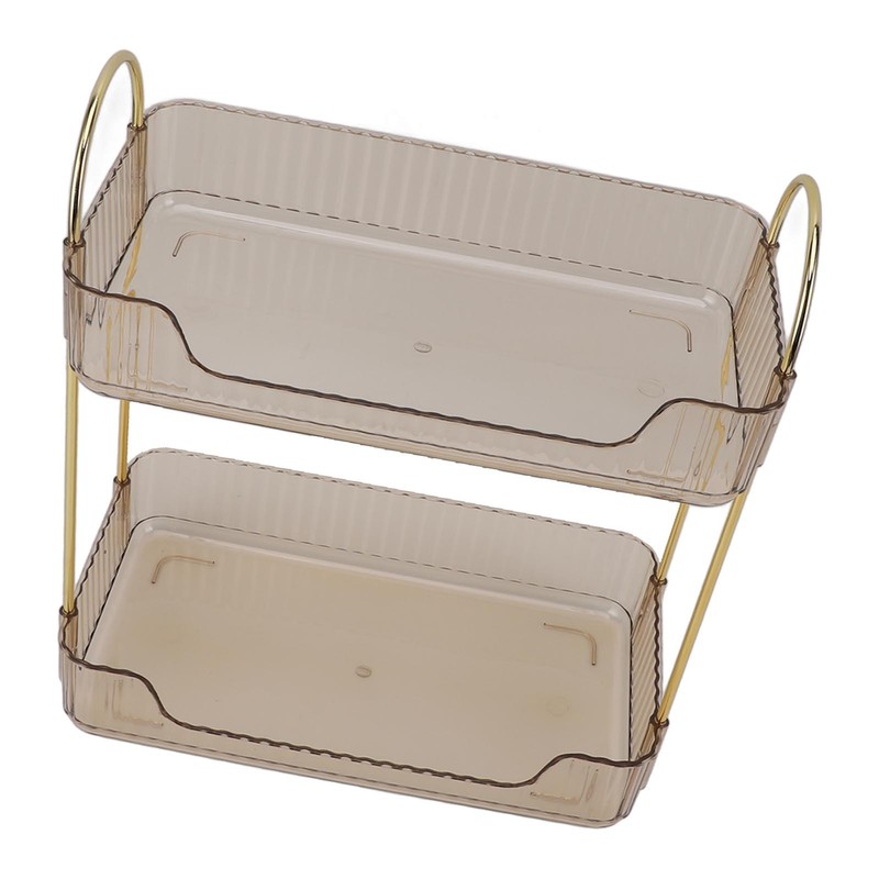 Double Layer Makeup Stand Modern Light Luxury 2 Tier Makeup