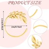 Gold Hoop Earrings For Women 14k Gold Plated Petal Design