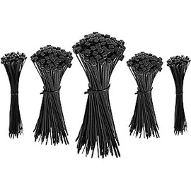 Heavy Duty Nylon Zip Ties with Self-Locking Mechanism, Durable Construction, Versatile Applications (150 x 3.6 mm)