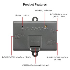 EPEVER eLOG01 Record Accessory Adapter to RS485 for Record Download MPPT Solar Charge Controller Datas (eLOG01)