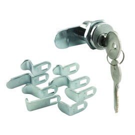 Prime-Line MP4532 9-Cam, H1 Keyway, Mail Box Lock, Counter Clockwise Rotation (Single Pack), 4.75 x 4 x 1 inches