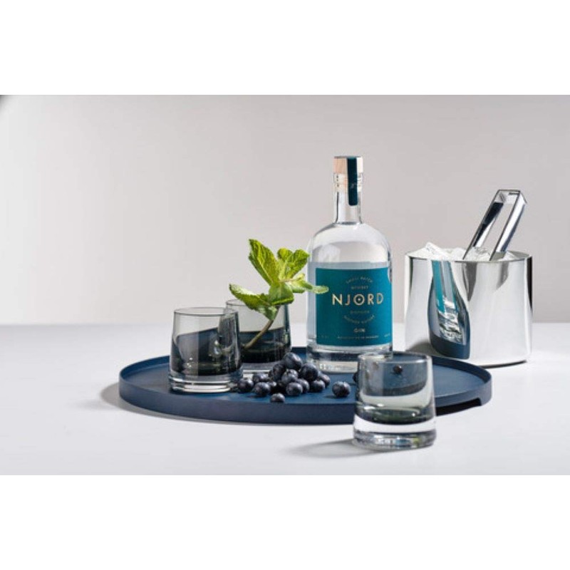 Zone Denmark Rocks Ice Bucket with Tongs Diameter 13 x