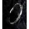 Kim Carrey S925 Sterling Silver Bracelet, Open Bangle Cuff Design,