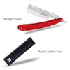 Straight edge razor men without stabilizer barber straight razor with