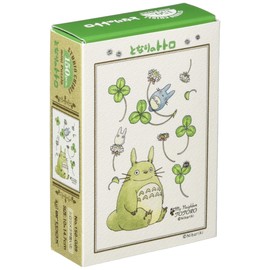 150-G09 which bloomed Totoro collage art series of two white clover is a 150 piece mini puzzle