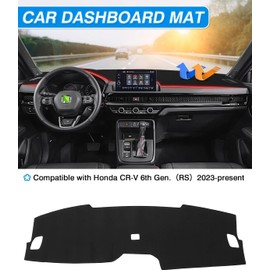 CARTIST Dashboard Cover Fit for CRV CR-V 2023 2024 2025 Accessories Dash Cover Mat Non-Slip Pad Carpet Anti-Glare(Without HUD)