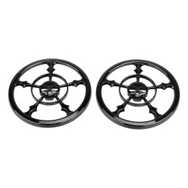 Unbranded Black 5-1/2" Speaker Grill Trim Cover For Harley Electra Tri Street Glide FLHXSE