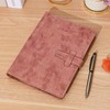 Wonderpool A5 Leather Ring Binder Diary Notebook Organiser Folder -
