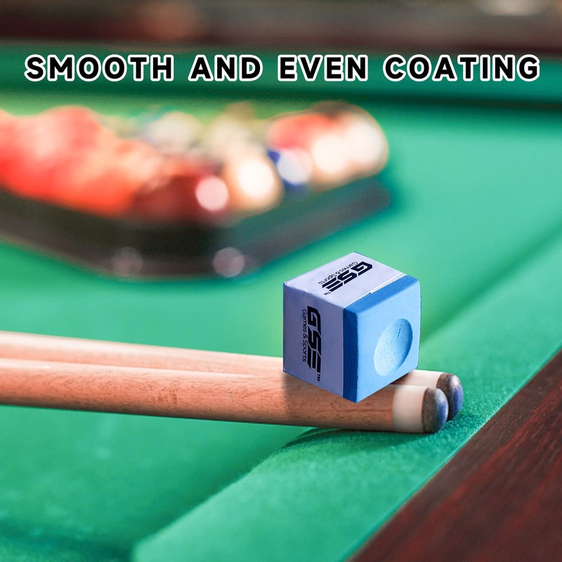 GSE Games & Sports Expert 12-Pack Billiard/Pool Cue Chalks, Billiard
