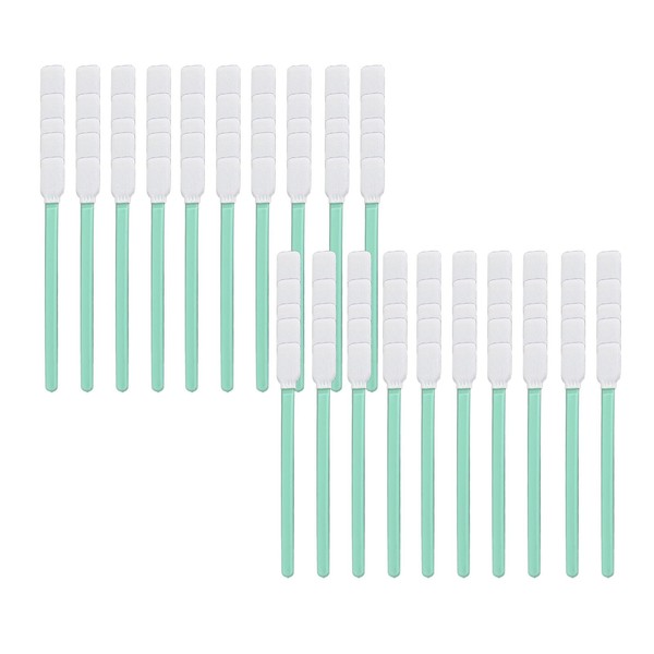 100 PCS Professional Cleaning Swab Sticks,Square Lint Swab,for Camera, Lab,Inkjet