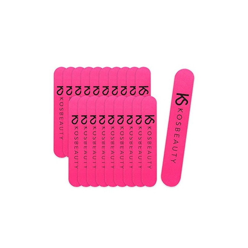 KOSBEAUTY Professional Nail Buffer, 20-Pack