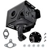 JMCHstore Exhaust Muffler w/Deflector For Predator 420cc 459cc 13 hp,