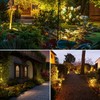 SUNTHIN Outdoor Landscape Lighting with Dusk to Dawn Sensor Controller,