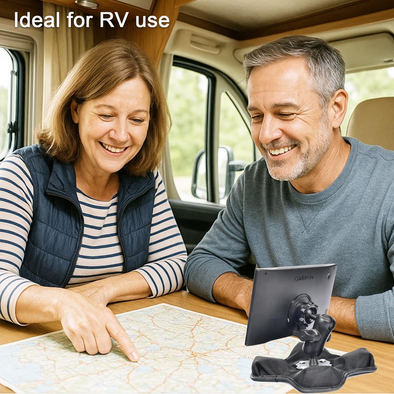 VAUBORTTI Friction GPS Mount Holder for Garmin DriveSmart 86, Adjustable