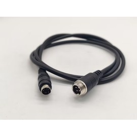 Elecbee GX12 to Mini Din Male Adapter 4 Pin Male to Male Cable Cordset 1M