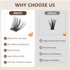 Cofier DIY Lash Kit Press on Lash No Glue Lash