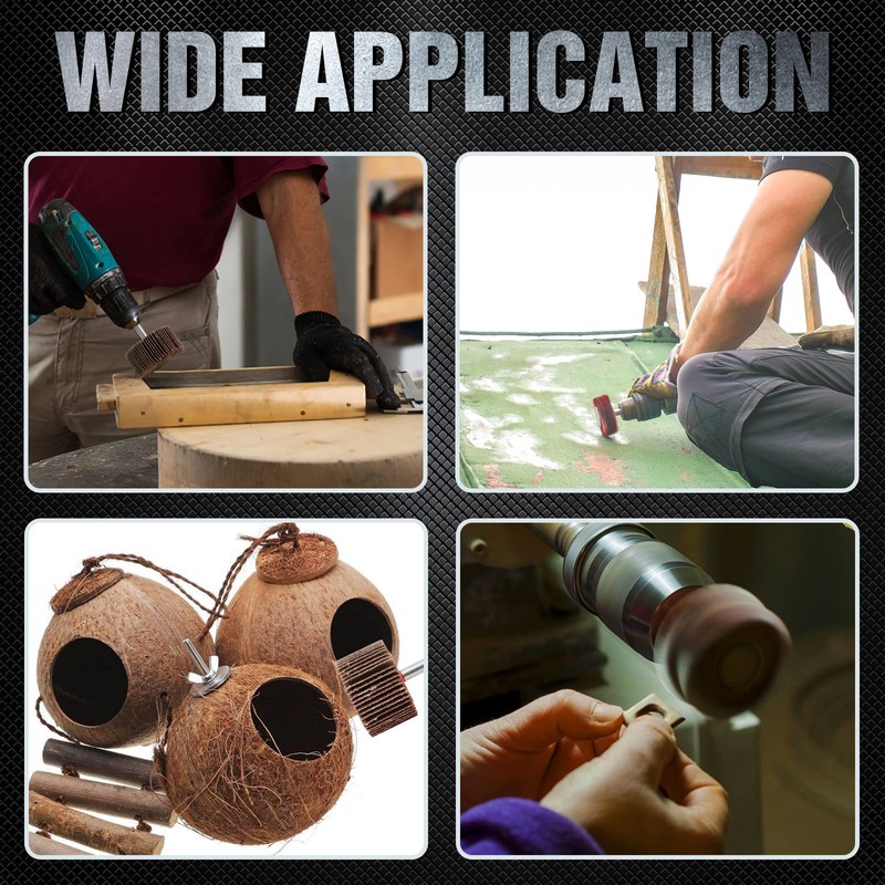 Flap Sander Set 80 Grit Flap Grinder Sanding Attachment for