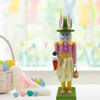 Perfeclan Easter Bunny Nutcracker Decor Nutcracker Figure, Traditional Rabbit Decoration