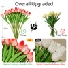HOMESEASONS Light Up Artificial Tulip Bouquet Tulip Lamp Artificial Flower