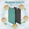 AMOYFILTER 2 Pcs True HEPA KC850U Replacement Filter Compatible with