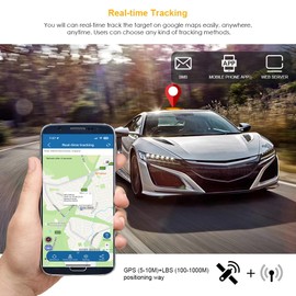 Winnes GPS Tracker Car 20000mAh 240 Days Standby Vehicle Car Tracker Waterproof GPS Locator Tracker Magnets Drop Shock Alarm