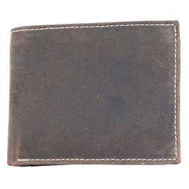 FLW Brown Smart Designed Brown Genuine Leather Wallet Without Any Logos Or Markings