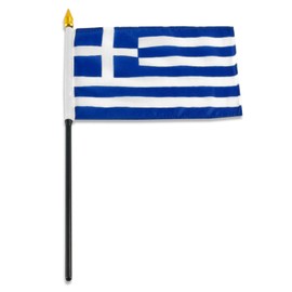 US Flag Store Greece Flag, 4 by 6-Inch