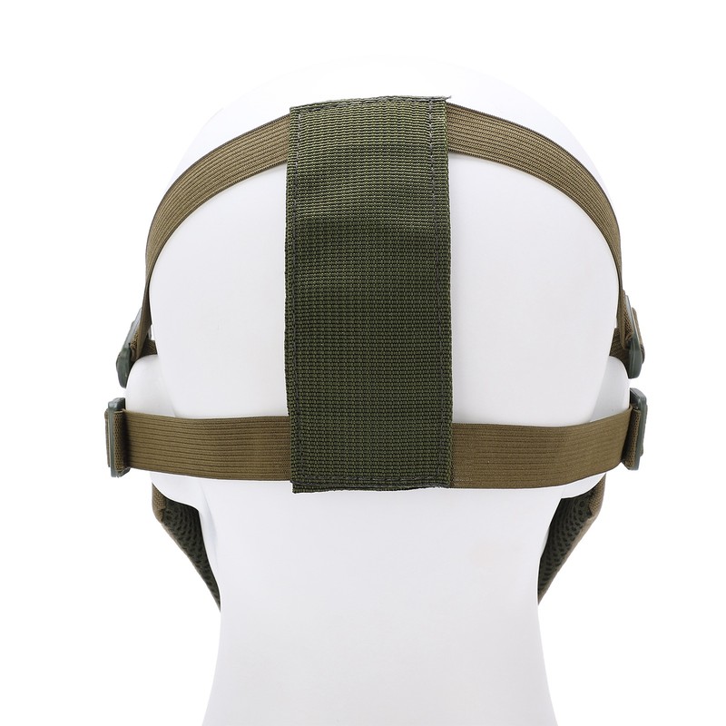 V10 Half Face Steel Mesh Breathable Protective Face Guard Competition