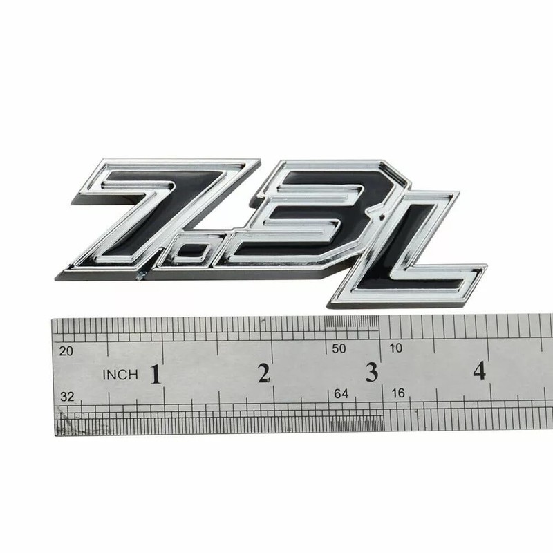 2pcs 7.3 Liter Enigne Powerstroke Power Stroke Turbo Side Decal