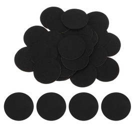 uxcell 40Pcs Round Felt Circles, 45mm (1-3/4") Black Non-Woven Felt Fabric Sticker Self-Adhesive Felt Pads Pre Cut Felt Pads for Sewing Costume Handcraft Cut Crafts DIY Projects