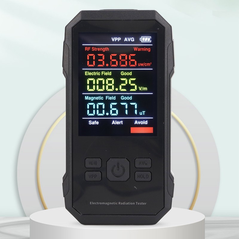Electromagnetic Radiation Tester with Battery Handheld Digital High Frequency Radiation