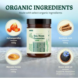 Sea Moss 𝐆𝐮𝐦𝐦𝐢𝐞𝐬 16-in-1 for Women Men, 1pcs