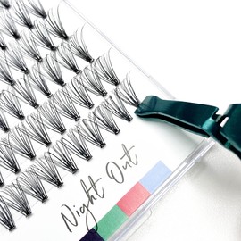 Individual Cluster Lashes Night Out D curl 16mm Extra Long Faux Mink Full Volume EyeEnvy Express Lash Extensions