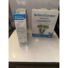 AeroGarden Lot Of 2 AeroGarden Seed Pod Kit Cherry Tomato - Easy to Grow 6 Pod Kit  Dwkhome