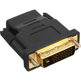 InLine 17660P HDMI-DVI Adapter, HDMI Female to DVI Male, Gold-Plated Contacts, 4K2K Compatible