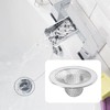 Antrader Kitchen Sink Strainer, 2Pcs Stainless Steel 2-Inch Diameter Mesh