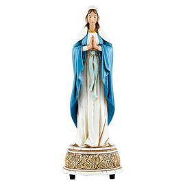 Trinity Church Supply Madonna Music Box Catholic Durable Tabletop or Desk Display, 9-7/8 Inch Height