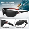 MEETSUN Polarized Sports Sunglasses for Men Women Driving Cycling Fishing