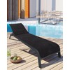LAYNENBURG Premium Protective Cover for Garden Lounger, 100% Cotton, Oeko-Tex