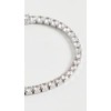 SHASHI Women's Medium Tennis Bracelet, Silver, One Size