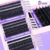 Eyelash Extension Kit, 1 Box Individual False Eyelashes & Eyelash